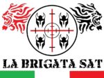 logo la brigata con bandiera italiana